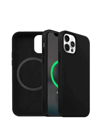 iPhone 12 Pro Max Leather Case with MagSafe - Black