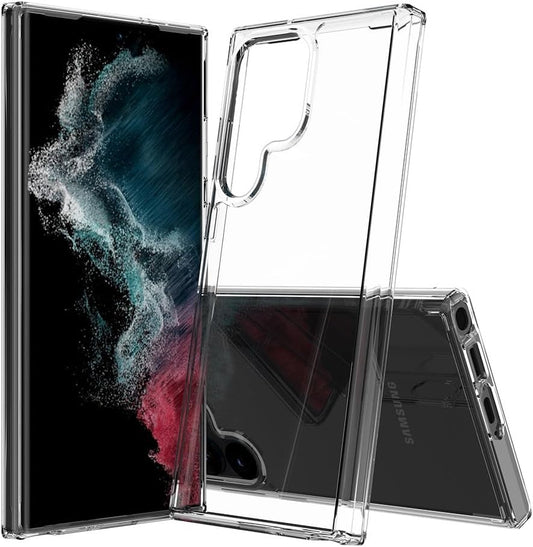 Samsung Galaxy S23 Ultra Transparent Case with Bump Camera Protection