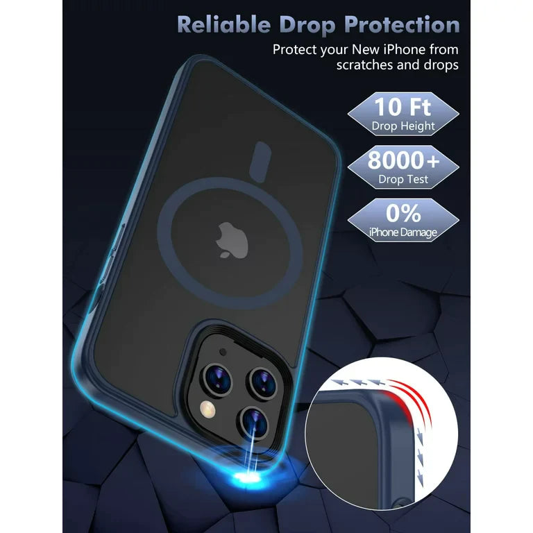 iPhone 14 Pro Ultra Magsafe Drop Proof Sleek Matte Case