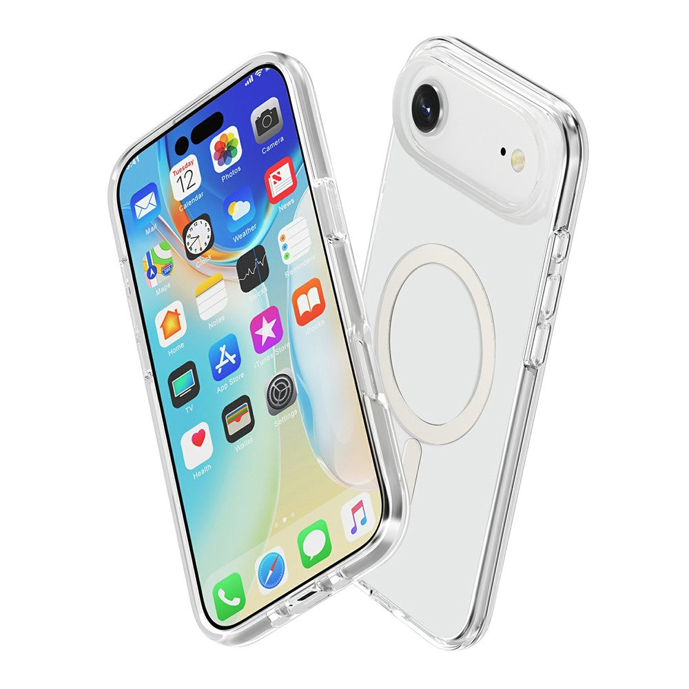iPhone 17 Air Soft TPU Transparent Magsafe Case - Clear