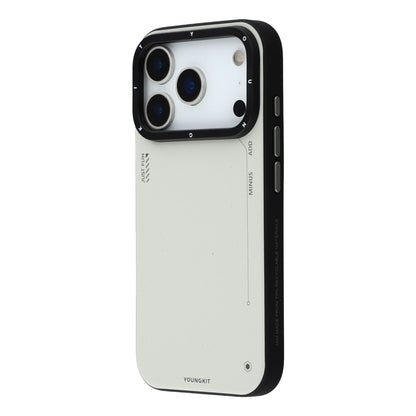 iPhone 17 Pro Max Leather Case, YOUNGKIT Matte Finish Leather Cover with Magsafe - Grey