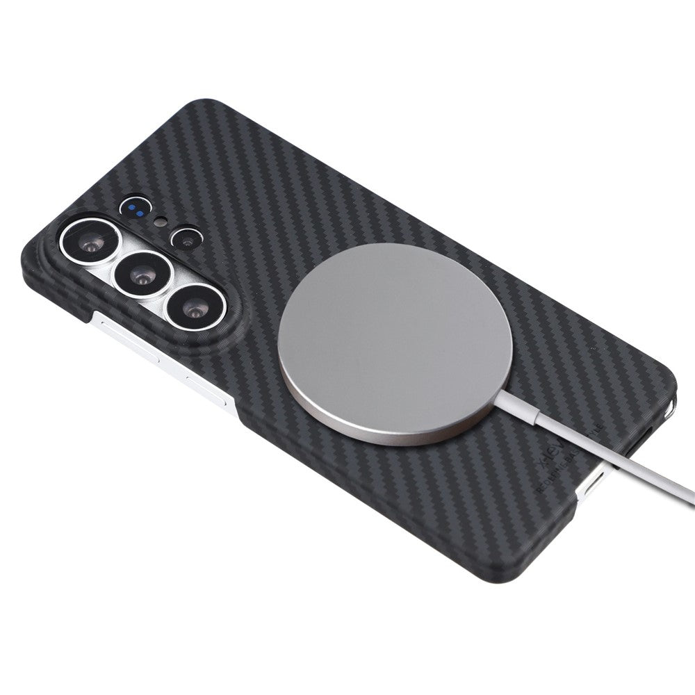 Samsung Galaxy S26 Ultra Carbon Case, X-Level Slim Flexible Carbon Nano Fiber with Magsafe - Black