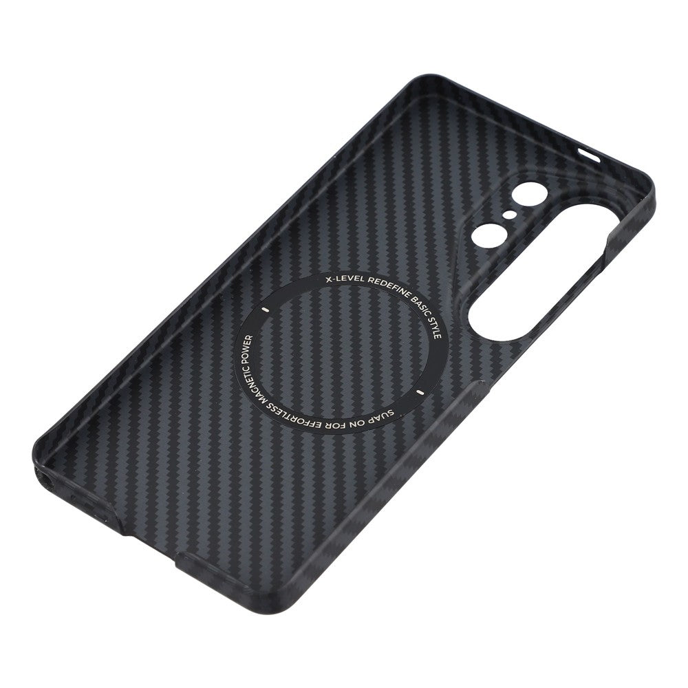 Samsung Galaxy S26 Ultra Carbon Case, X-Level Slim Flexible Carbon Nano Fiber with Magsafe - Black
