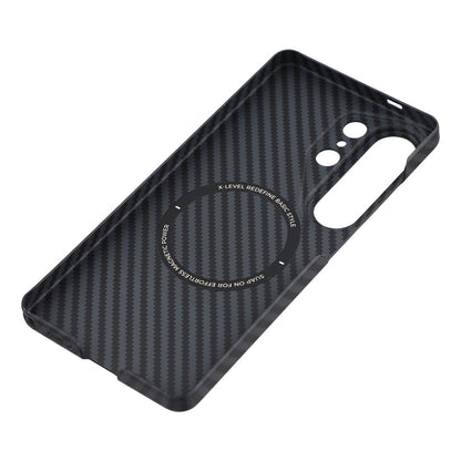 Samsung Galaxy S26 Ultra Carbon Case, X-Level Slim Flexible Carbon Nano Fiber with Magsafe - Black