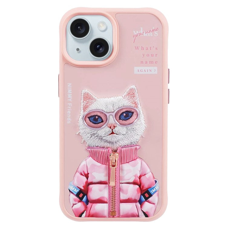 iPhone 14 Nimmy Cool & Cute Embroidery Case Cover