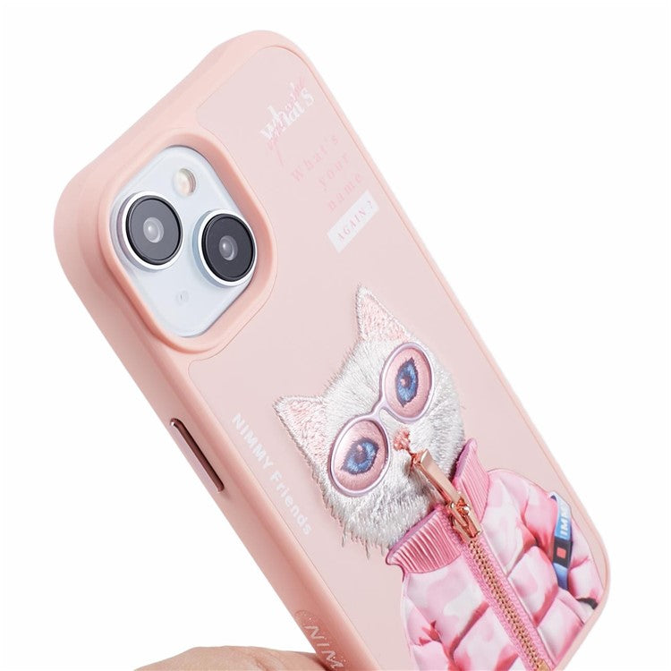 iPhone 14 Nimmy Cool & Cute Embroidery Case Cover