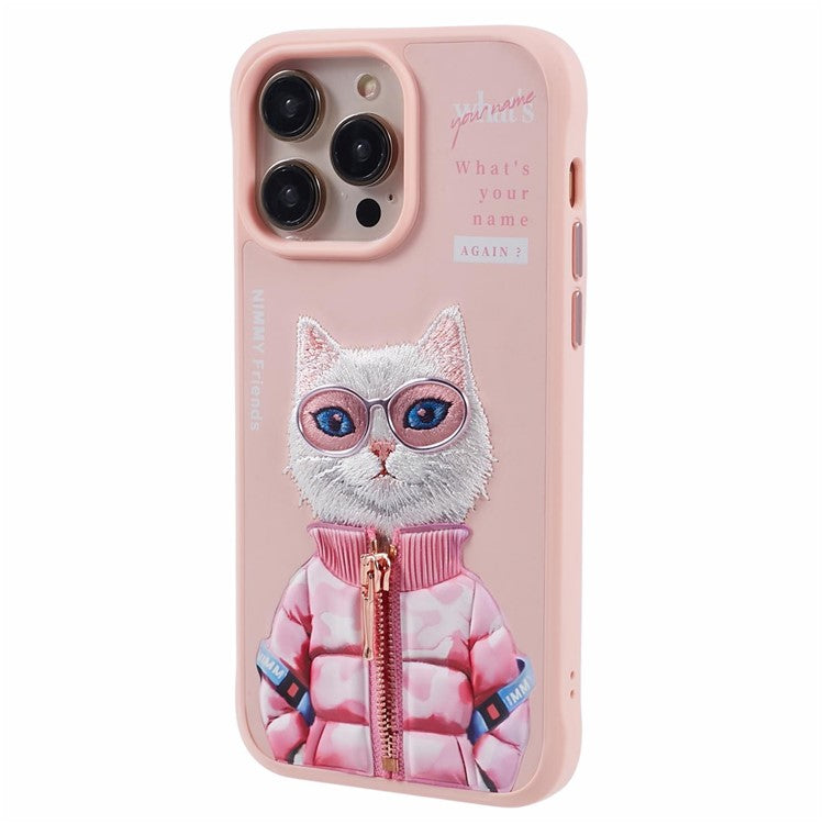 iPhone 14 Pro Nimmy Cool & Cute Embroidery Case Cover