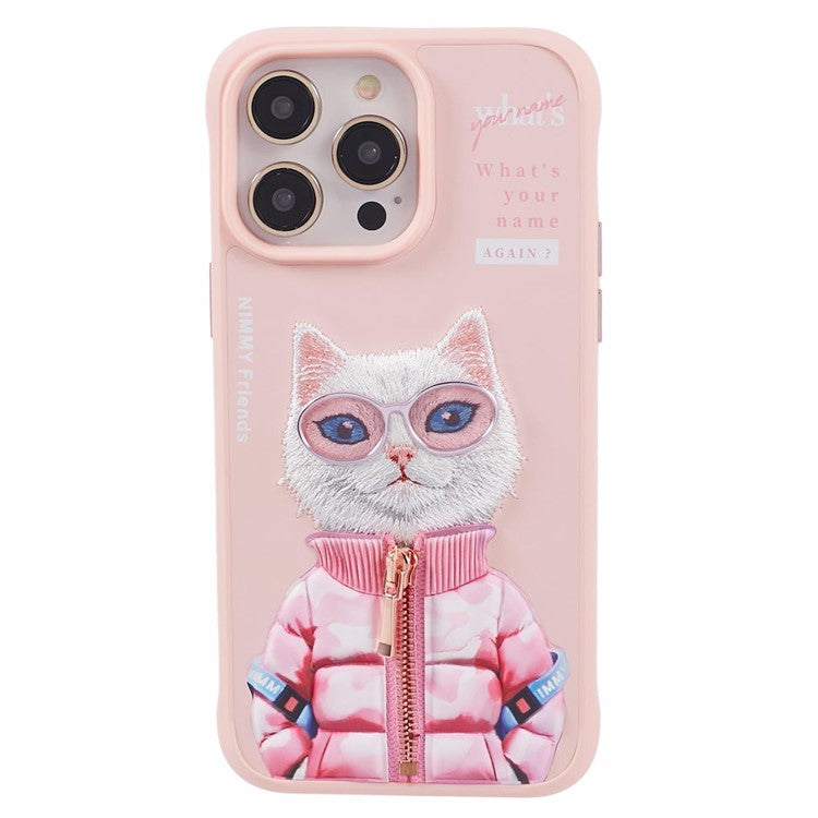 iPhone 14 Pro Nimmy Cool & Cute Embroidery Case Cover