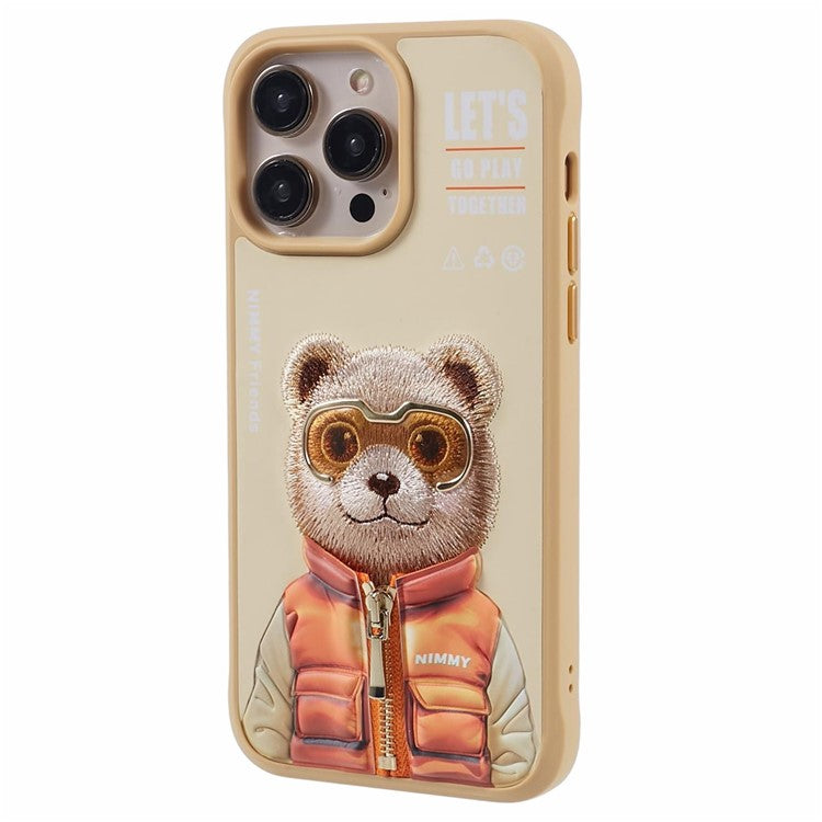 iPhone 15 Pro Nimmy Cool & Cute Embroidery Case Cover