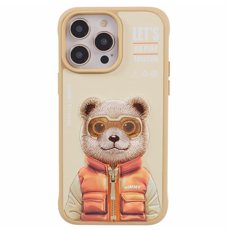 iPhone 15 Pro Nimmy Cool & Cute Embroidery Case Cover