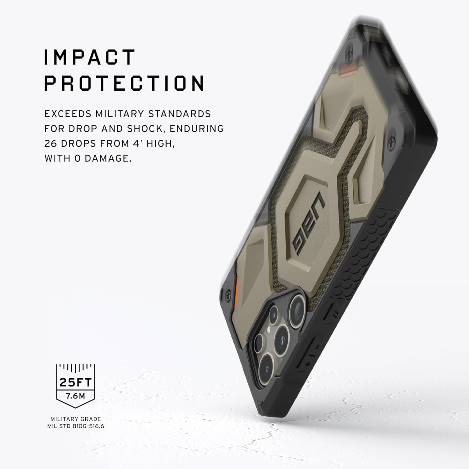 Samsung Galaxy S25 Ultra UAG Case, Monarch Pro Kevlar Series Rugged Armor Cover with Magsafe - Green
