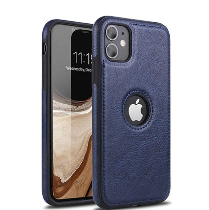 iPhone 11 Original PU Leather Case Classic Luxury Elegant with Logo Cut