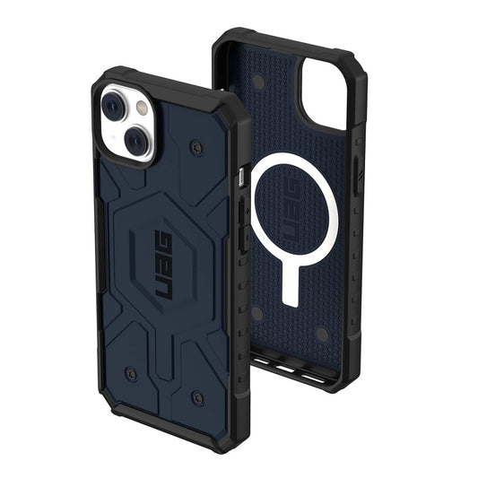 iPhone 15 UAG Pathfinder Premium Rugged Shockproof Case With Magsafe-Dark Blue