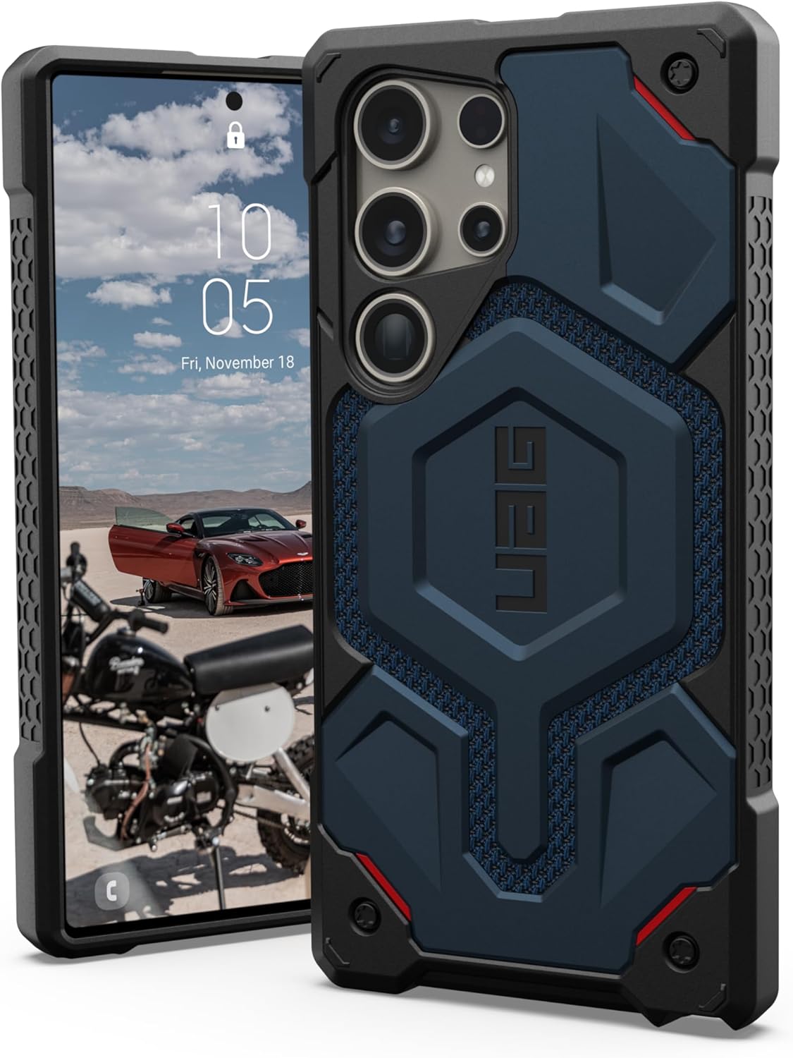 Samsung Galaxy S24 Ultra Monarch Pro Kevlar Series Rugged Armor UAG Case with Magsafe