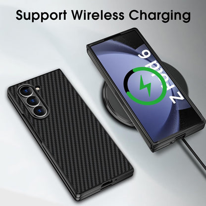 Samsung Galaxy Z Fold5 Carbon Case, 0.6mm Super Slim Carbon Texture Carbon Fiber
