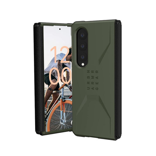 Samsung Galaxy Z Fold 4 UAG Civilian Ultra Thin Shock-Absorbentd Protection Case-Green