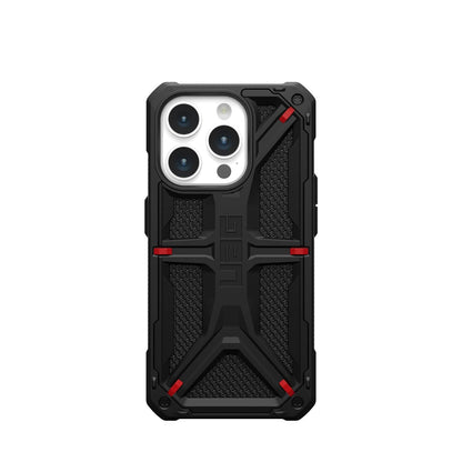 iPhone 15 Pro UAG Monarch Kevlar Series Slim Fit Light-Weight Rugged Protective Case - Black