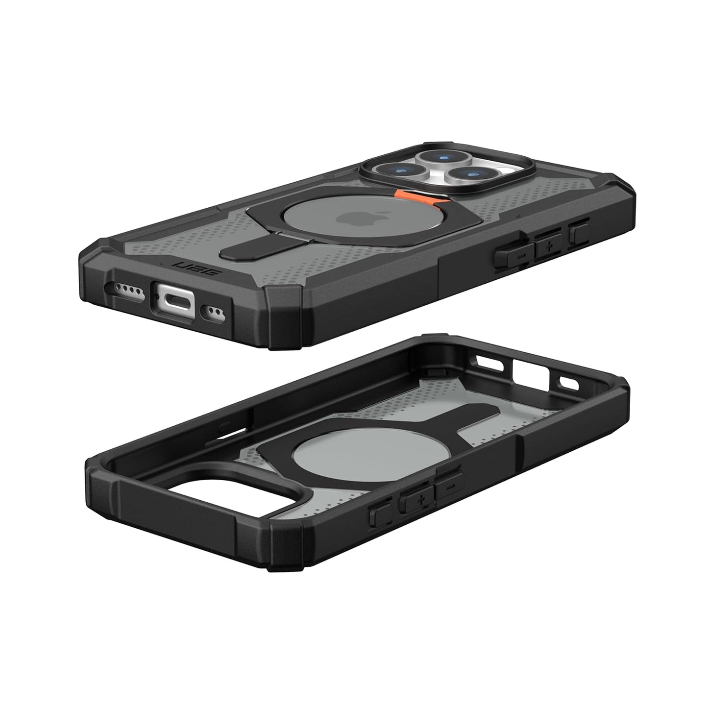 iPhone 15 UAG Plasma XTE Mag-Safe Compatible, Rugged Lightweight Shockproof Metal Ring with Kickstand