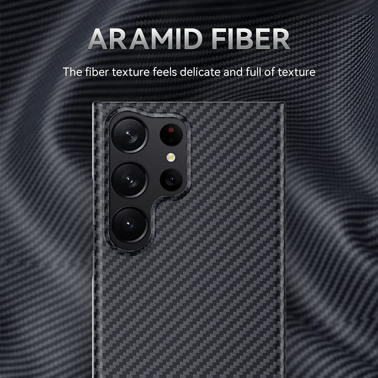 Samsung Galaxy S23 Ultra Carbon Fiber  Real Aramid Kevilar Case