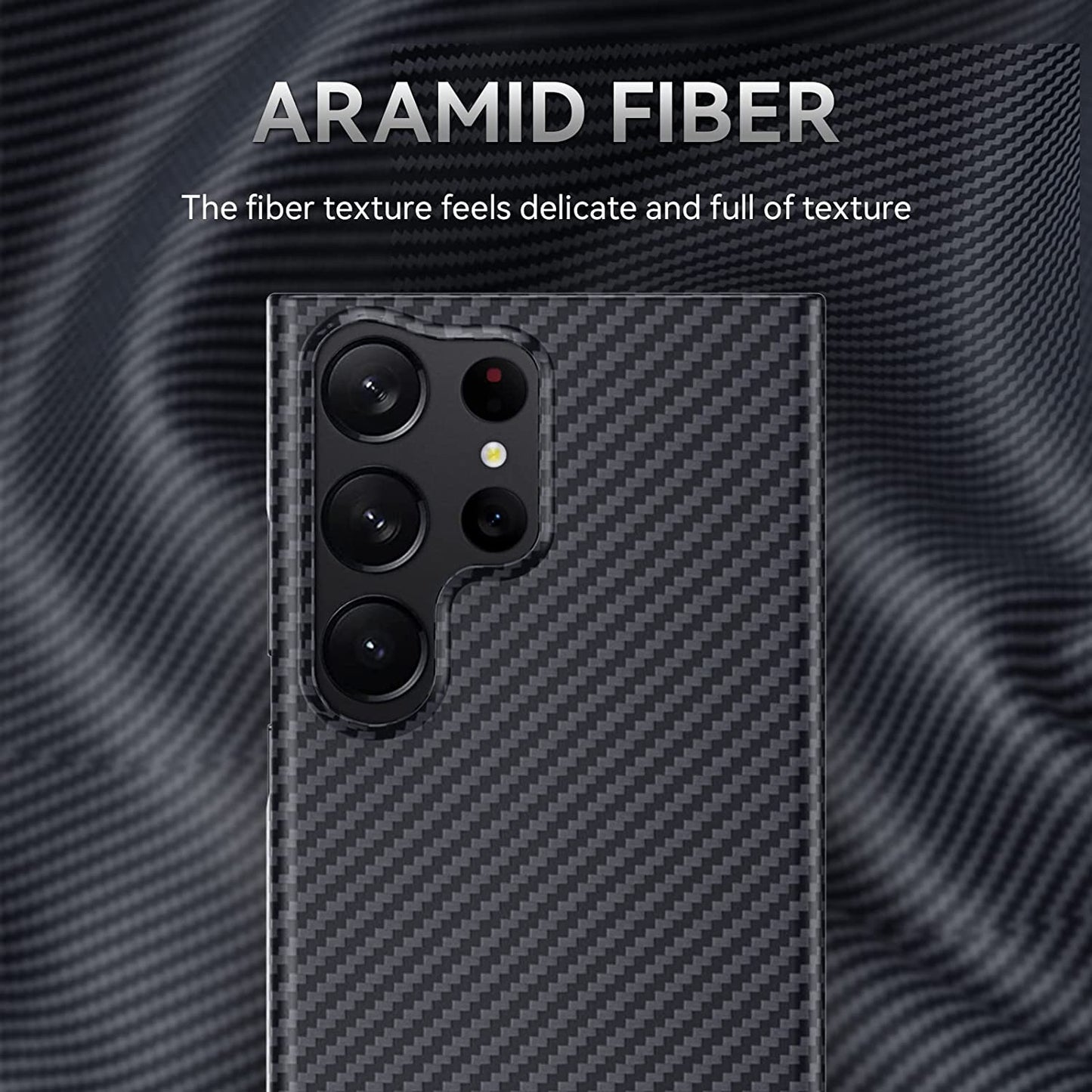 Samsung Galaxy S23 Ultra Carbon Fiber  Real Aramid Kevilar Case