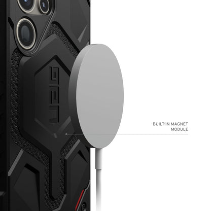 Samsung Galaxy S25 Ultra UAG Case, Monarch Pro Kevlar Series Rugged Armor Cover with Magsafe - Black
