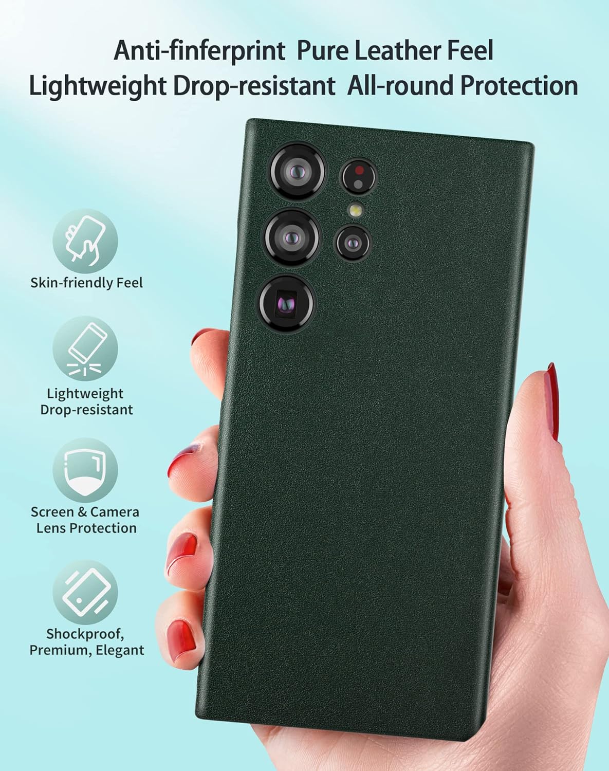 Samsung Galaxy S22 Ultra Vegan Leather Case