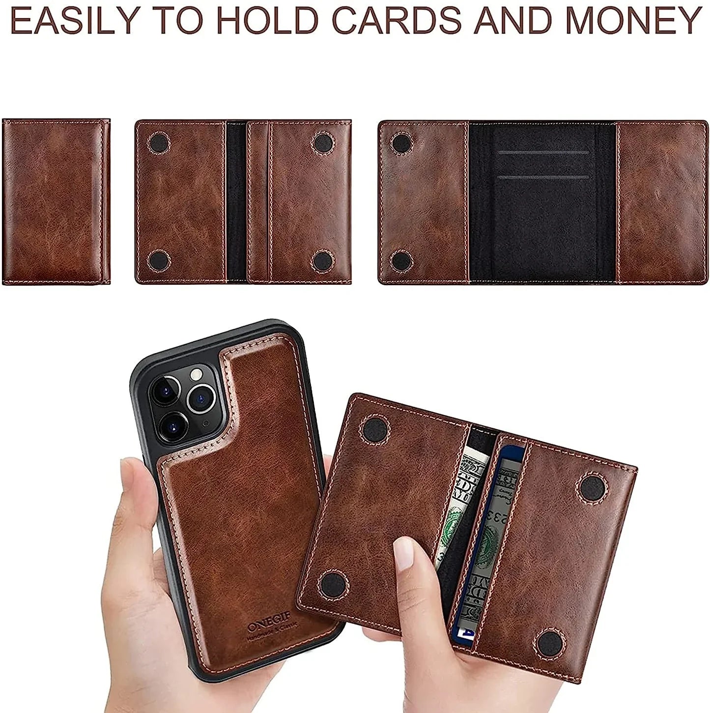 iPhone 13 Pro Premium Quality New Design Wallet Leather case