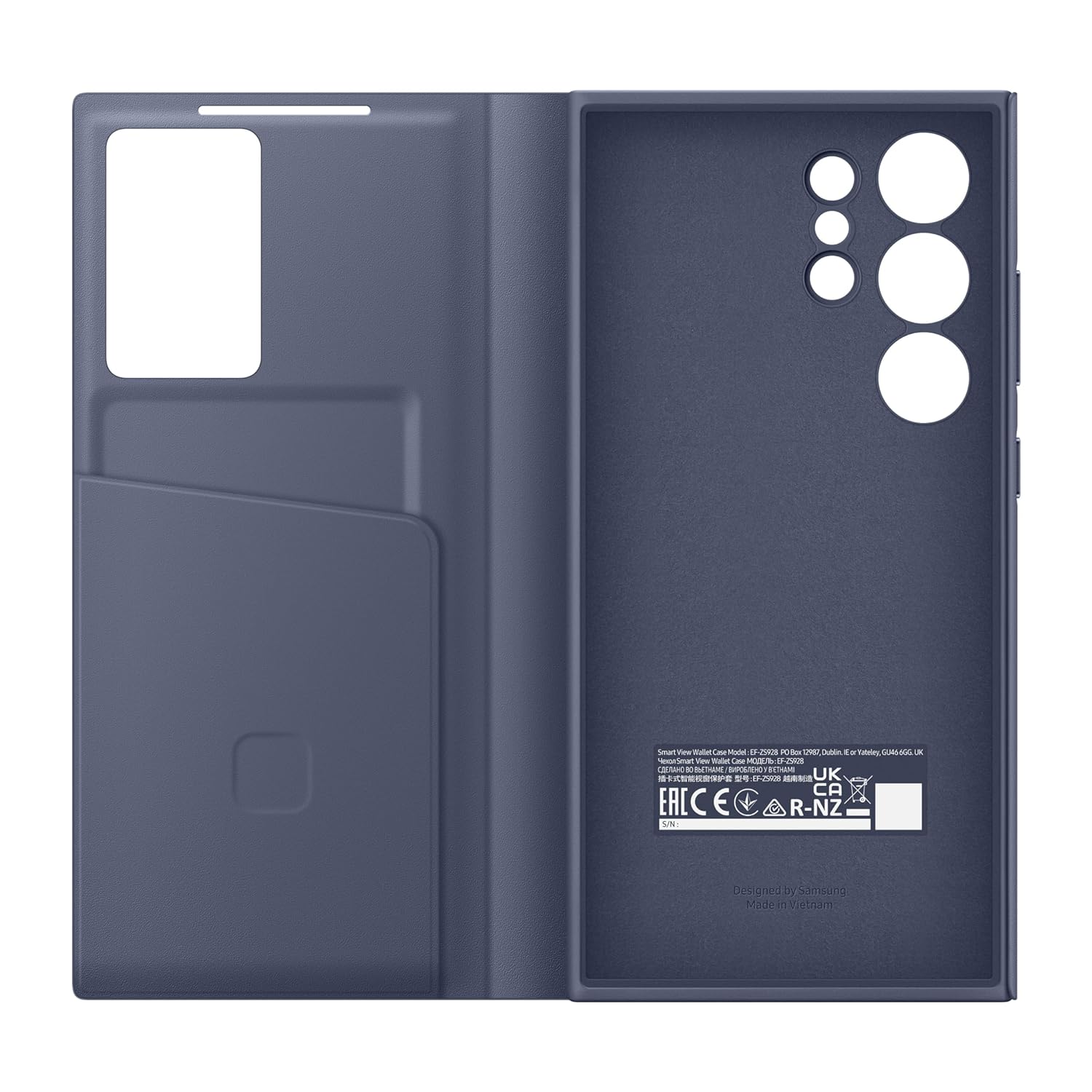 Samsung Galaxy S24 Ultra Smart S - View Window Flip Wallet Case