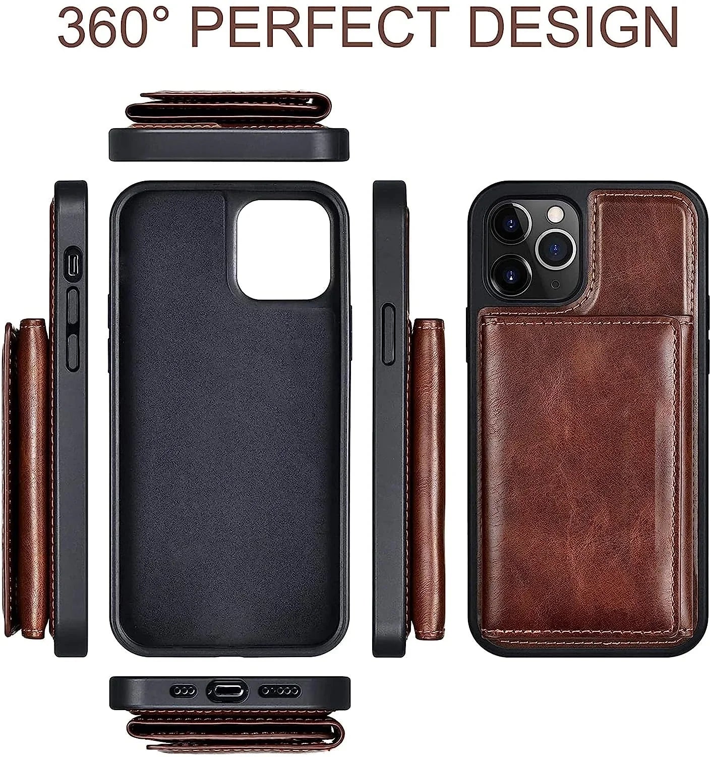 iPhone 14 Pro Max Premium Quality New Design Wallet Leather case