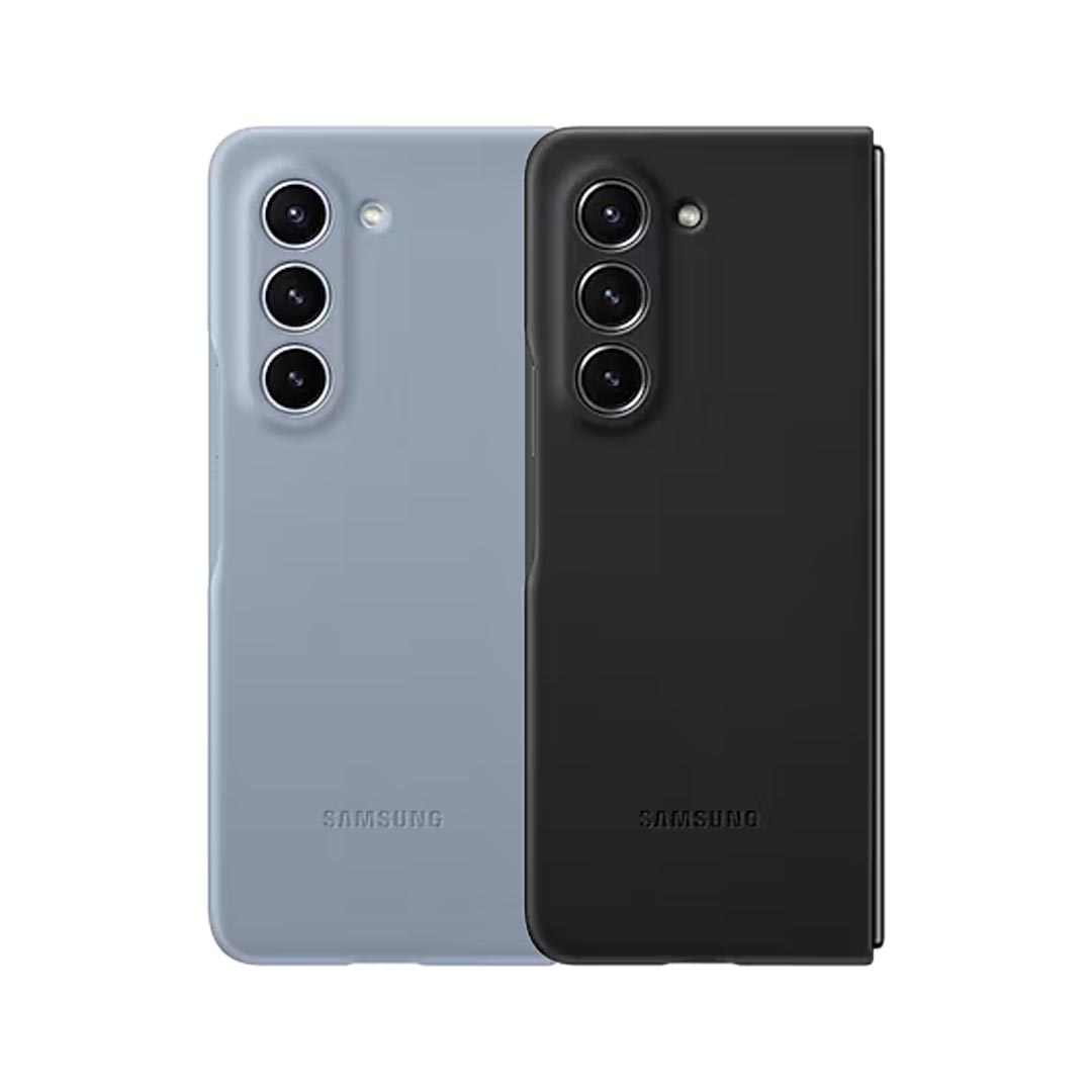 Samsung Galaxy Z Fold5 Leather Case, Eco Slim Fit Leather Back Cover - Sierra Blue