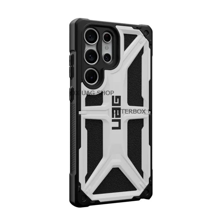 Samsung Galaxy S23 Ultra UAG Monarch Series Rugged Heavy Duty Armor Case - Silver