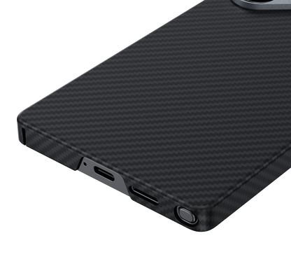 Samsung Galaxy S25 Ultra BENKS Carbon Case, Real Aramid Fiber Thin Case with Magsafe - Black