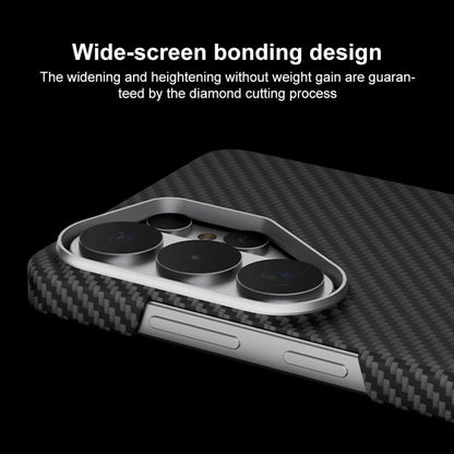 Samsung Galaxy S25 Ultra Carbon Fiber Case, Slim Thin Lightweight Minimalist Magsafe Case - Moonrise