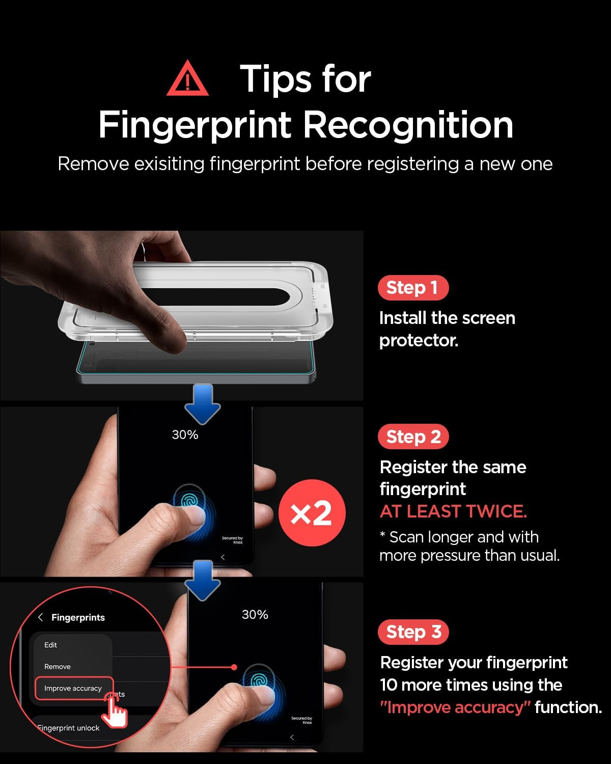 Samsung Galaxy S26 Ultra EZ Fit Pro Border Less Tempered Glass Screen Protector (Pack of 2)