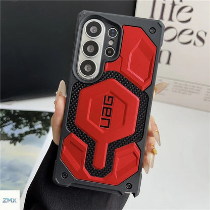 Samsung Galaxy S26 Ultra UAG Case, Monarch Pro Series Kevlar Series Rugged Armor Cover with Magsafe - Red