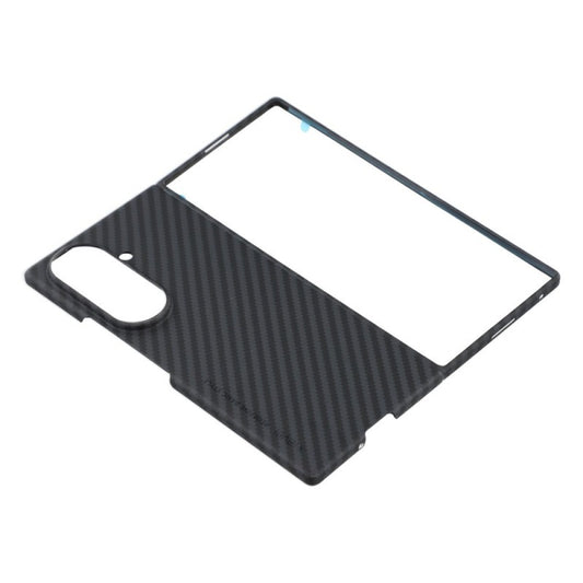 Samsung Fold8 Ultra Carbon Fiber Case, X-level 0.6mm Thin Carbon Fiber Back Cover - Black