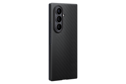 Samsung Fold8 Ultra Carbon Case, 0.8mm Slim Carbon Fiber Cover with Magsafe and Logo - Black