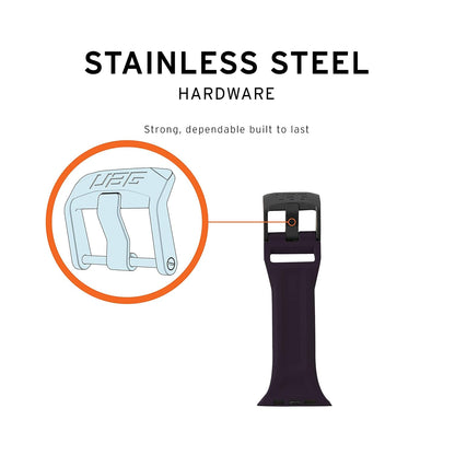 UAG iWatch Band Silicone Scout Strap for iWatch (44-45-46-49 MM) - Wine