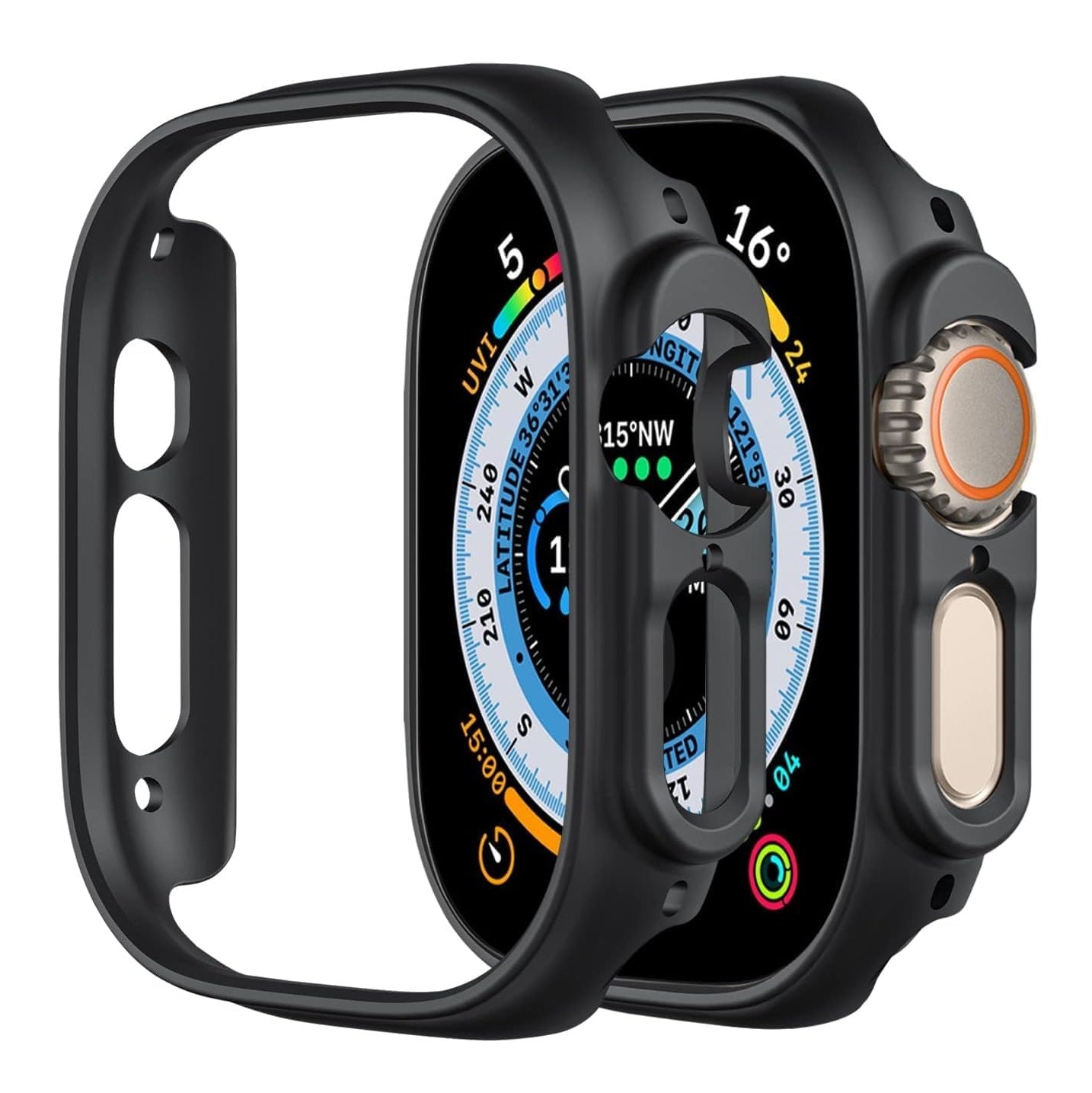 iWatch Bumper Cover Anti-Drop Hard PC iWatch Case for 49mm Ultra/ Ultra 2 / Ultra3