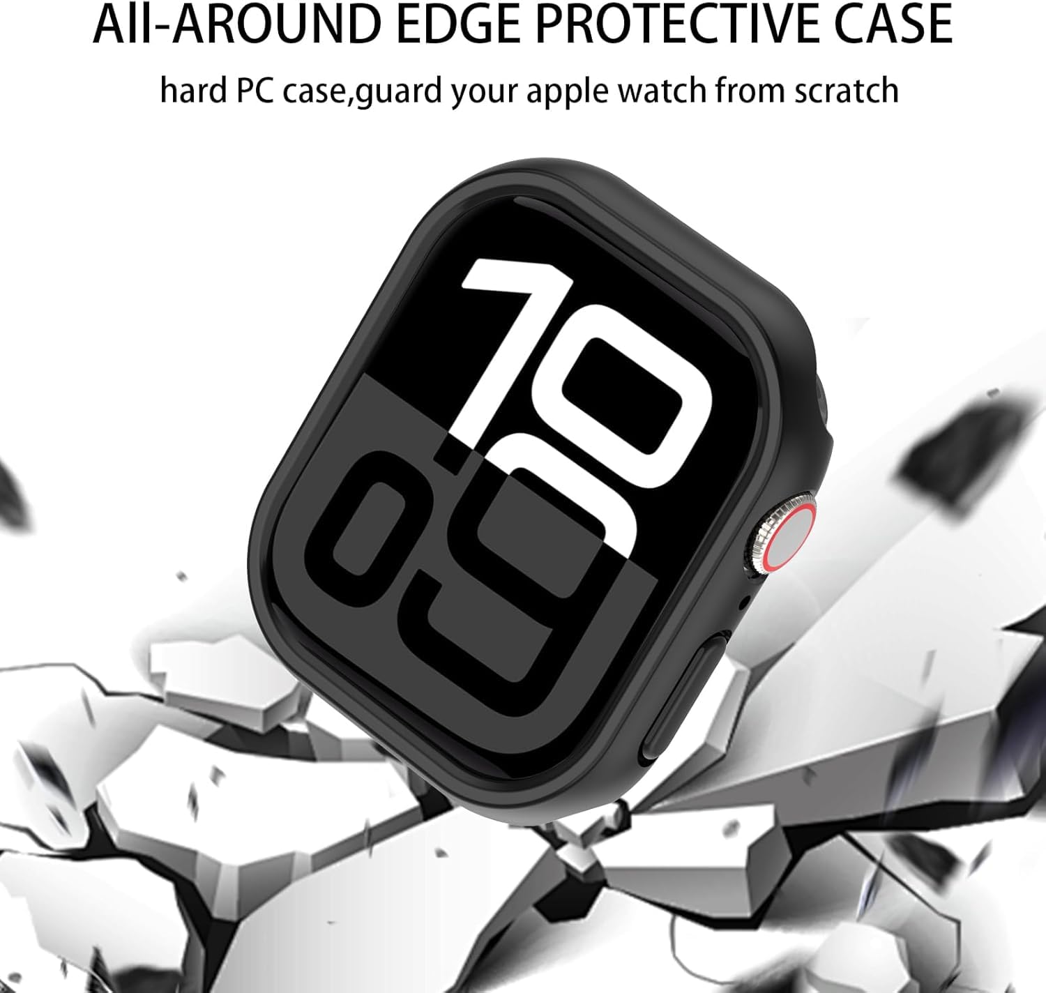 iWatch Bumper Cover Hard PC iWatch Case for Series 10 - 42MM (No Front Screen Protector)