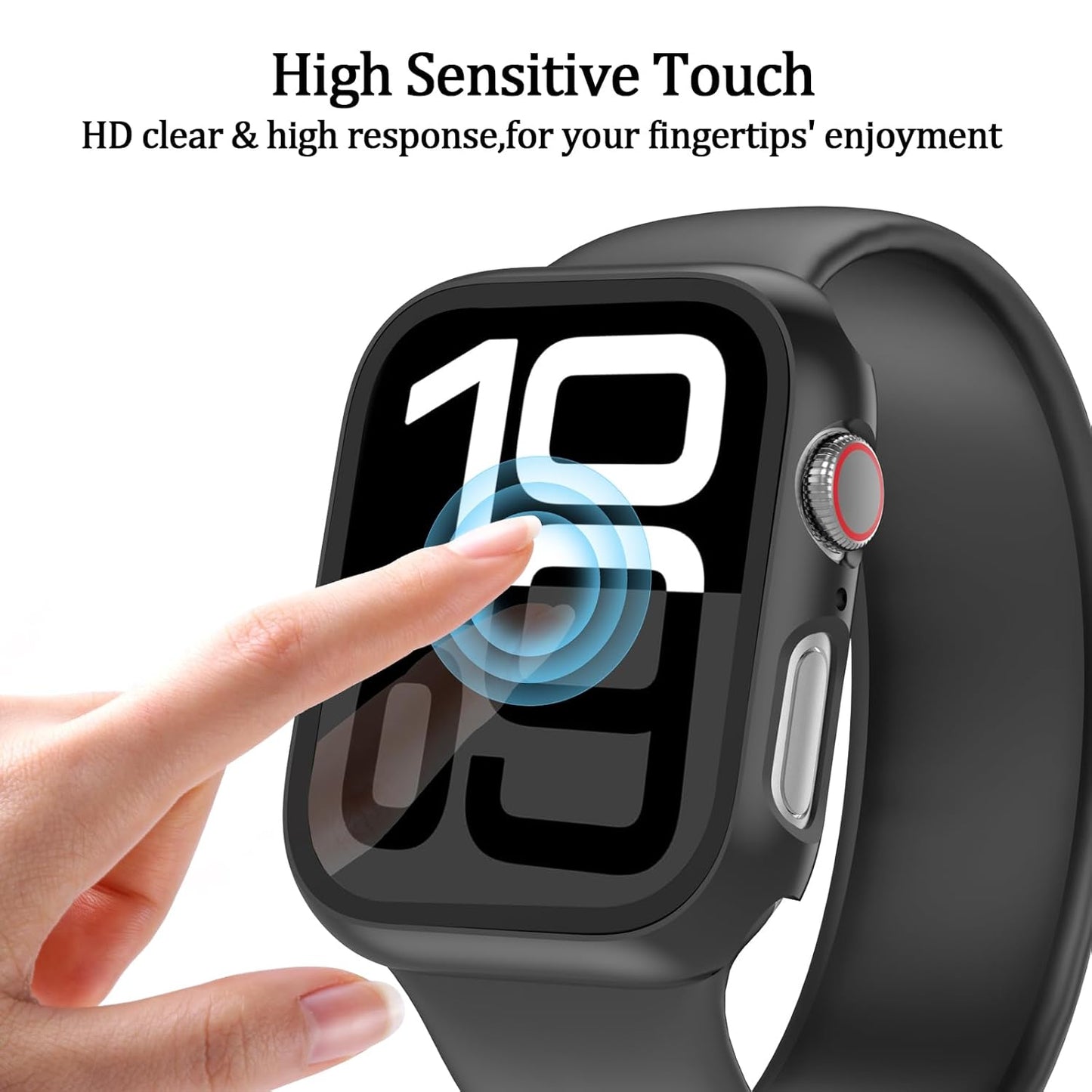 iWatch Bumper Cover Hard PC iWatch Case for Series 10 - 42MM (No Front Screen Protector)