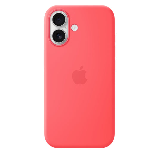 iPhone 17 Silicon Case with Magsafe & Camera Control Button - Bright Guava