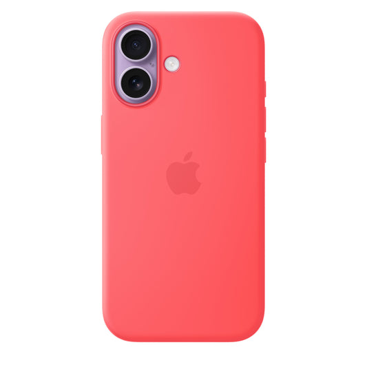 iPhone 17 Silicon Case with Magsafe & Camera Control Button - Bright Guava