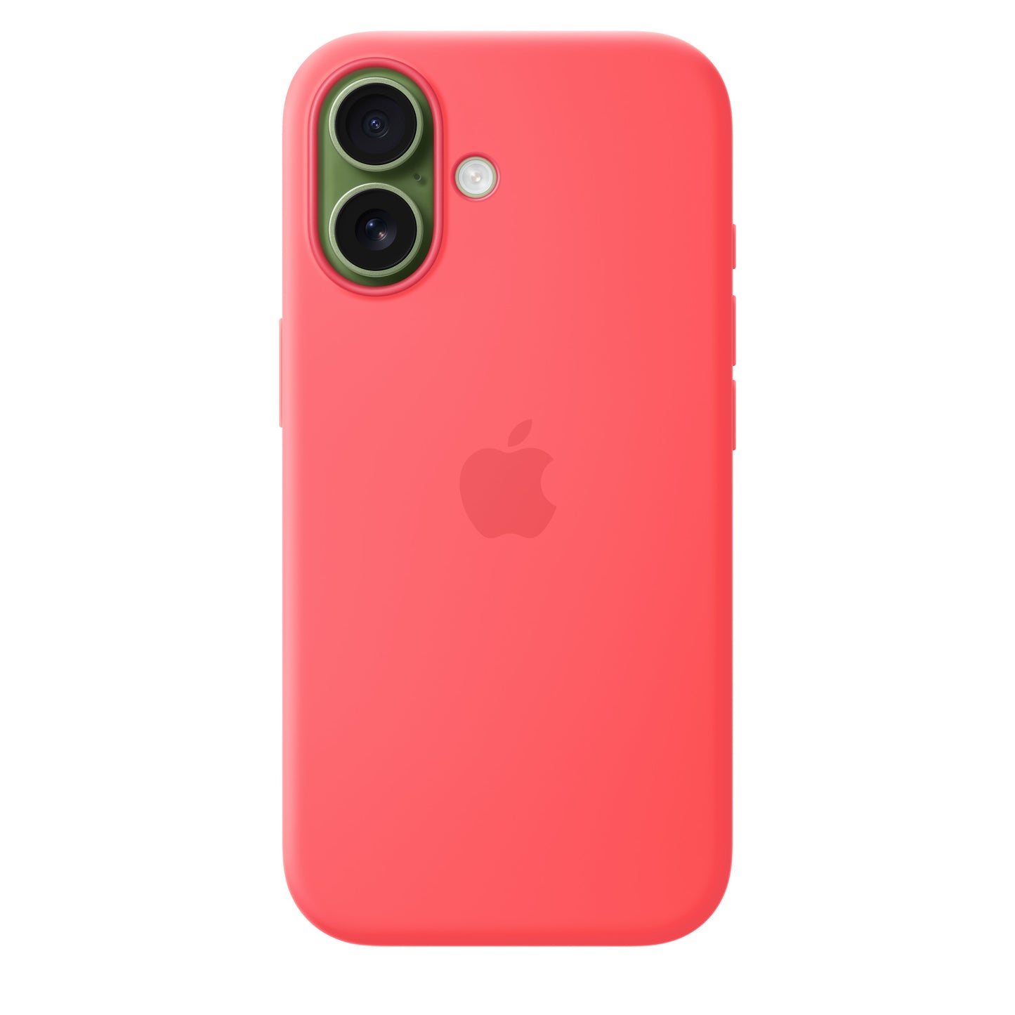 iPhone 17 Silicon Case with Magsafe & Camera Control Button - Bright Guava