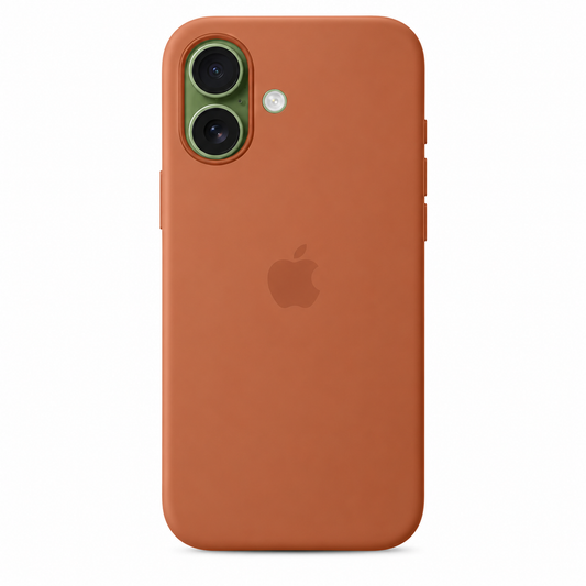 iPhone 17 Silicon Case with Magsafe & Camera Control Button - Terra Cotta