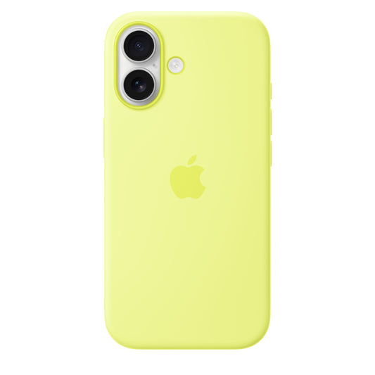 iPhone 17 Silicon Case with Magsafe & Camera Control Button - Neon Yellow