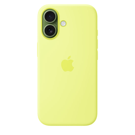 iPhone 17 Silicon Case with Magsafe & Camera Control Button - Neon Yellow