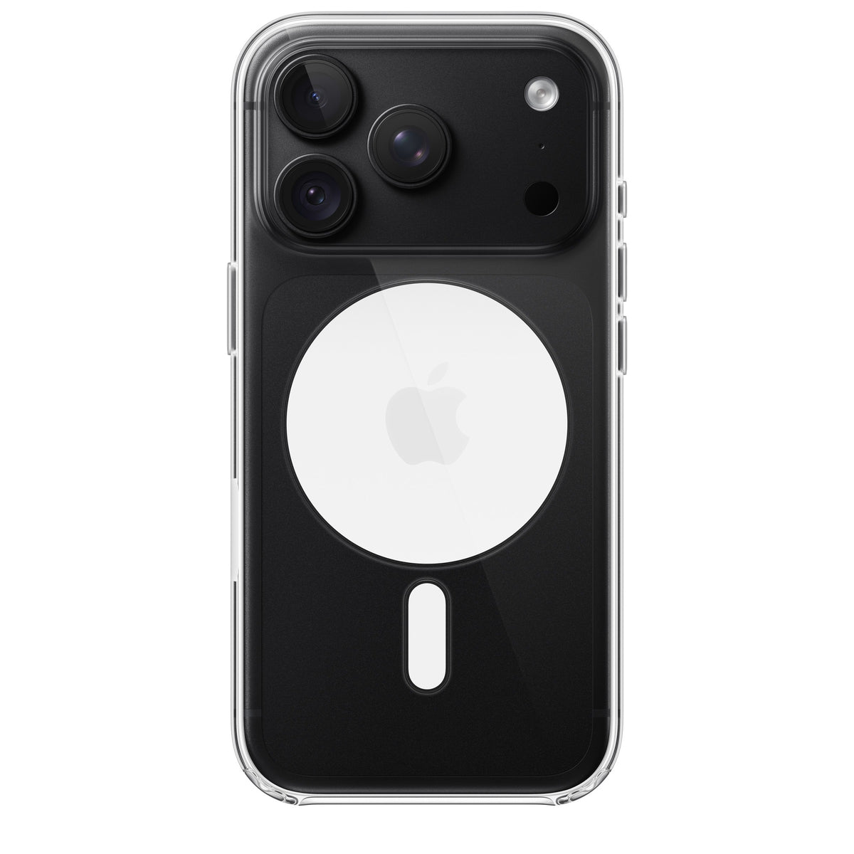 iPhone 18 Pro Max Anti Yellowing Clear Magsafe Case with Camera Control Button (Open From Bottom)