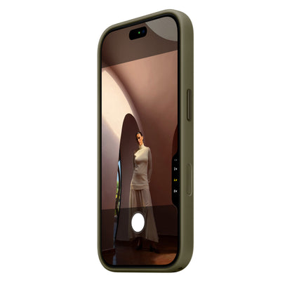 iPhone 18 Pro TechWoven Case with Magsafe and Camera Control Button - Olive Green