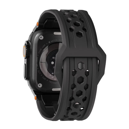UAG iWatch Strap Premium Sport Breathable Monarch Band for iWatch 44/45/46/49MM - Full Black